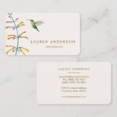 Visitekaartje van kalkoenen (Voorkant / Achterkant)