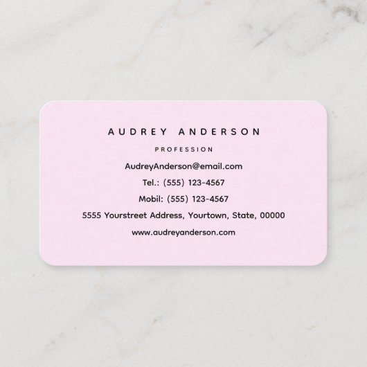 Visitekaartje van kalkoenen (Achterkant)