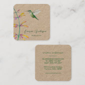 Visitekaartje van kalkoenen (Voorkant / Achterkant)