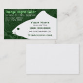 Visitekaartje van karper (Voorkant / Achterkant)