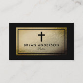 Visitekaartje van kerkpastor (Voorkant)