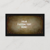 Visitekaartje van kikkerhout (Cowboy Frog) (Achterkant)