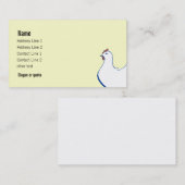 Visitekaartje van kippen (Voorkant / Achterkant)