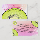 visitekaartje van kiwi-fruitbakkerij (Voorkant / Achterkant)