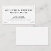 Visitekaartje van klasje en leerling-trainer (Voorkant / Achterkant)