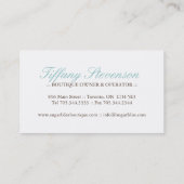 Visitekaartje van koffiebakkerij (Achterkant)