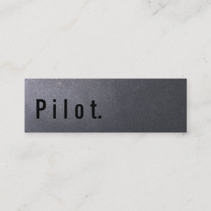 Visitekaartje van kolen Black Pilot Mini
