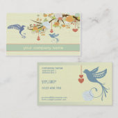 visitekaartje van kolibrie (Voorkant / Achterkant)
