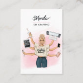 Visitekaartje van koninginnenambachtsman QR-code (Voorkant)