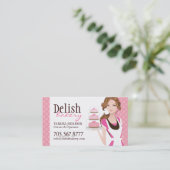 Visitekaartje van kookbakkerij (Staand voorkant)