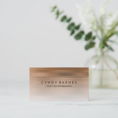 Visitekaartje van koperstripe (Staand voorkant)