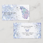 visitekaartje van kristalvlinder (Voorkant / Achterkant)