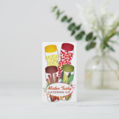 Visitekaartje van kruiden-specerijen (Staand voorkant)