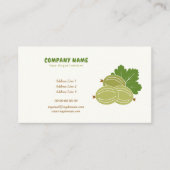 Visitekaartje van kruisbessen (Voorkant)