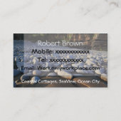 Visitekaartje van kustkeboten (Achterkant)