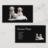 Visitekaartje van labrador Retriever Puppies (Voorkant / Achterkant)