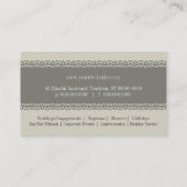 Visitekaartje van Lacework Band (Achterkant)