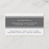 Visitekaartje van Lacework Band (Achterkant)