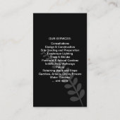 Visitekaartje van Landscaping Garden (Achterkant)