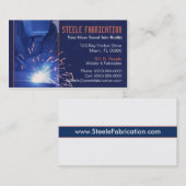 Visitekaartje van lassen (Voorkant / Achterkant)