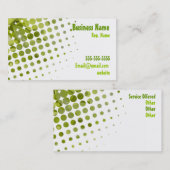 Visitekaartje van leder (Voorkant / Achterkant)