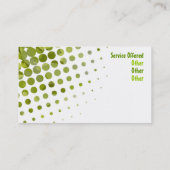 Visitekaartje van leder (Achterkant)