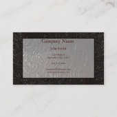 Visitekaartje van leder Paisley (Voorkant)