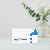 Visitekaartje van leidinggevend bedrijf (Staand voorkant)