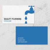 Visitekaartje van leidinggevend bedrijf (Voorkant / Achterkant)