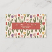 Visitekaartje van lentetelers (Voorkant)