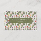 Visitekaartje van lentetelers (Voorkant)