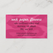 Visitekaartje van leopard Print Monogram (Achterkant)