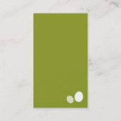 Visitekaartje van levende vogels (Achterkant)