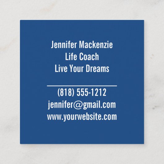 Visitekaartje van levensloop (Achterkant)