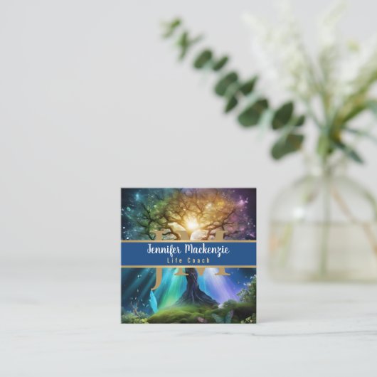 Visitekaartje van levensloop (Staand voorkant)