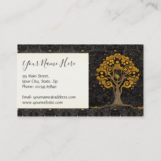 Visitekaartje van levensloop (Achterkant)