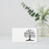 Visitekaartje van levensloop (Staand voorkant)