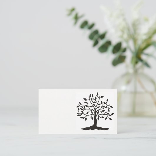 Visitekaartje van levensloop (Staand voorkant)