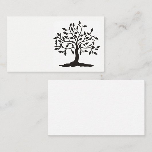 Visitekaartje van levensloop (Voorkant / Achterkant)