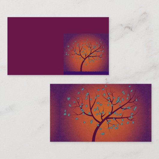 Visitekaartje van levensloop (Voorkant / Achterkant)