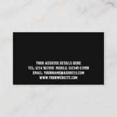 Visitekaartje van levering (Achterkant)