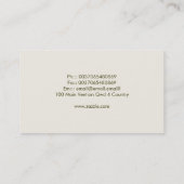 visitekaartje van limoenbloemen (Achterkant)