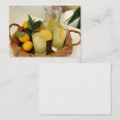 Visitekaartje van limonade (Voorkant / Achterkant)