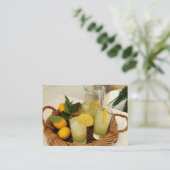 Visitekaartje van limonade (Staand voorkant)