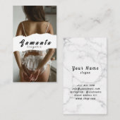 Visitekaartje van Lingerie (Voorkant / Achterkant)