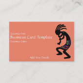 Visitekaartje van Logo Kokopelli in het zuidwesten (Voorkant)