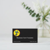 Visitekaartje van logo van kalkoenen (Staand voorkant)