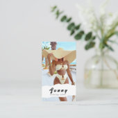 Visitekaartje van looisalon (Staand voorkant)