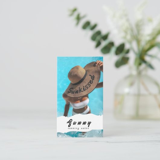 Visitekaartje van looisalon (Staand voorkant)