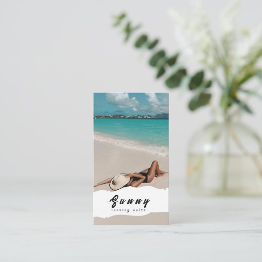 Visitekaartje van looisalon (Staand voorkant)